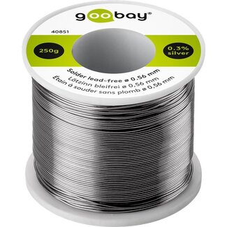 Goobay Goobay Lötzinn bleifrei, ø 0,56 mm, 250 g