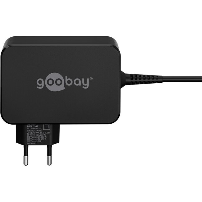 Goobay USB-C™ Laptop-Ladegerät 65W Schwarz