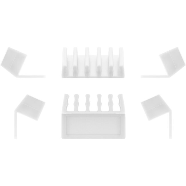 Goobay Kabelmanagement 5 Fächer, Weiß