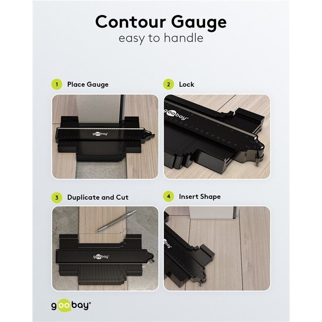 Goobay Konturenlehre, 2er-Set