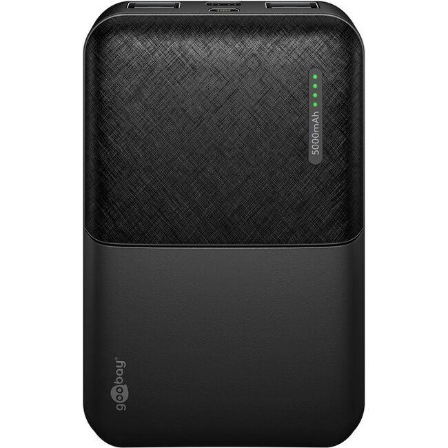 Goobay Powerbank Kompakt 5.000 mAh