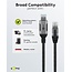 Goobay USB-A auf RJ45 LAN Kabel | USB 3.0 | CAT6 | Schwarz | 15 Meter