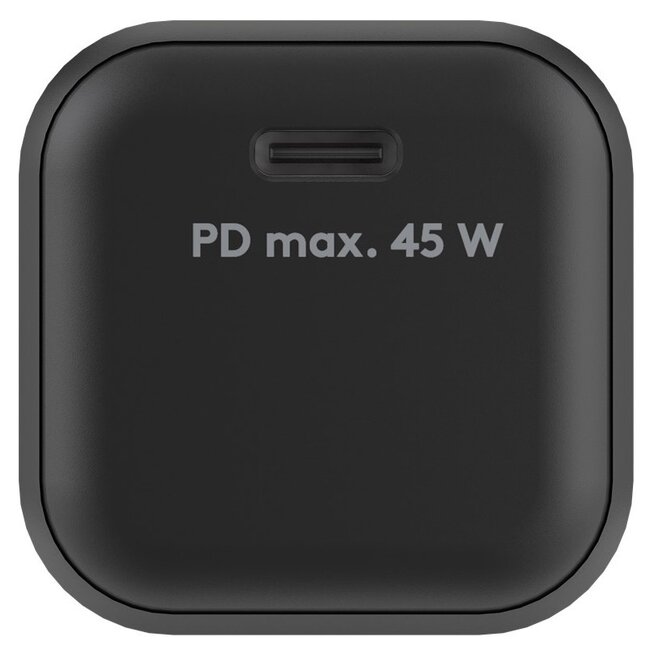 Goobay Heimladegerät 1x USB-C PD 45W GaN Schwarz