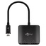 USB-C auf 2x DisplayPort 4K 60Hz Adapter | Schwarz | 0,15 m