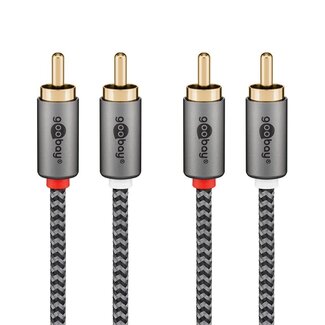 Goobay Goobay Plus Tulp Stereo-Kabel | 5 Meter