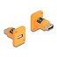 Delock D-Type USB 2.0 Typ-A Kupplung Orange