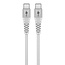 Goobay USB-C Supersoft Textilkabel | USB 2.0 | PD 60W | Weiß | 2 Meter