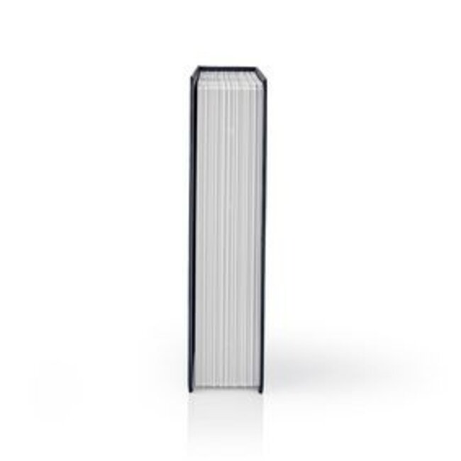 Safe | Büchersafe | Schlüsselschloss | Innenbereich | Medium | Innenvolumen: 1,6 l | 2 Schlüssel inklusive | Blau / Silber