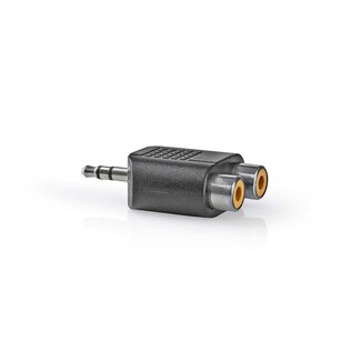 Nedis Nedis 3,5mm Klinke (m) auf Cinch (w) Adapter