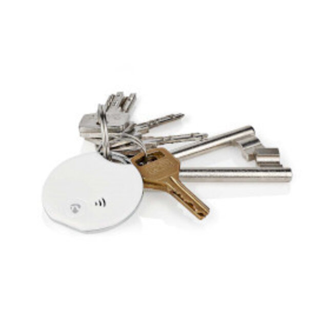 SmartLife Schlüssel Finder | Batterie betrieben | 1x CR2032 inkl. Batterie | Bluetooth® 4.0 | Batterielaufzeit bis zu 1 Jahr | Weiß | 1 Stück