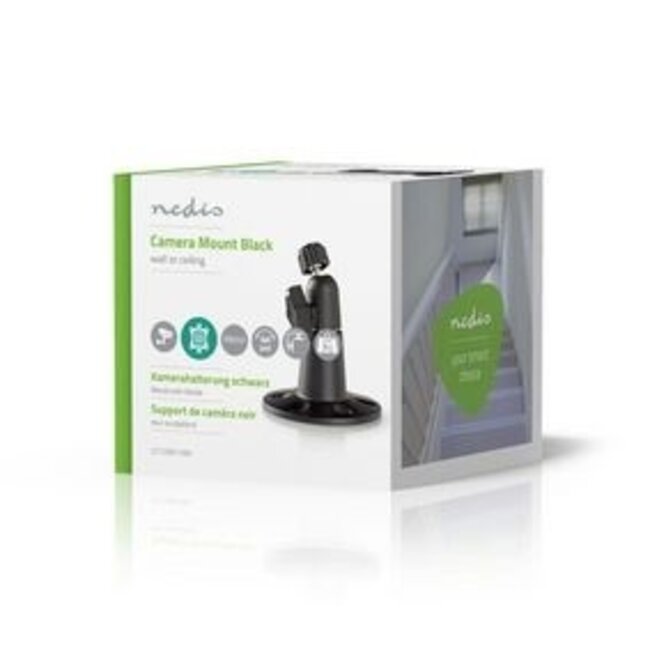 Kamerahalterung | Neigungswinkel 90° | Max. Gewicht 3 kg | Stahl | Schwarz