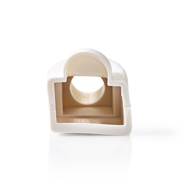 Nedis RJ45 Netzwerkstecker Hülle | Kabel bis 6mm | 10 Stück | Weiß