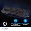 Kabelgebundenes Gaming-Tastatur | USB Typ-A | Membrantasten | LED | QWERTY | US International | USB Stromversorgung | 1,30 m Kabel | Multimedia