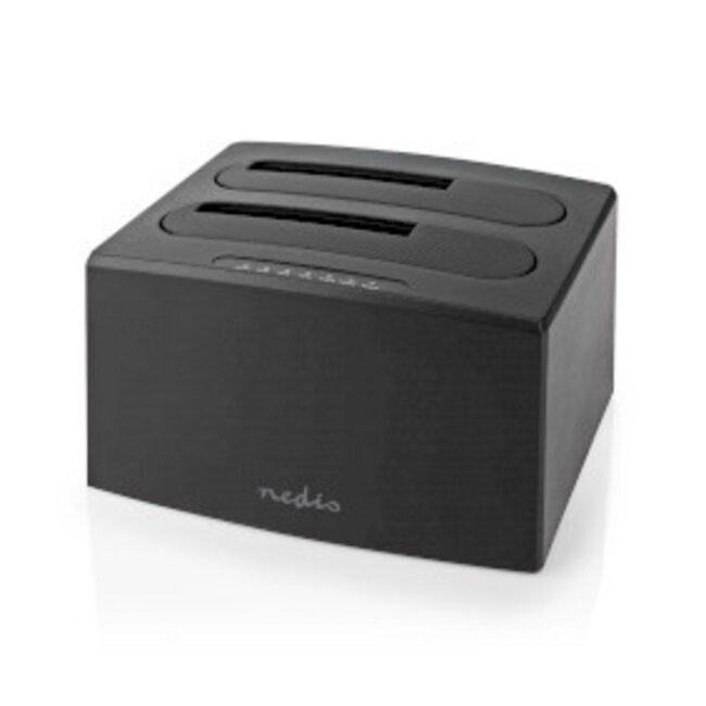Festplatten-Dockingstation | USB 3.2 Gen1 | USB Typ-A | 2 Laufwerke | 2,5 / 3,5 Zoll | Desktop Dockingstation