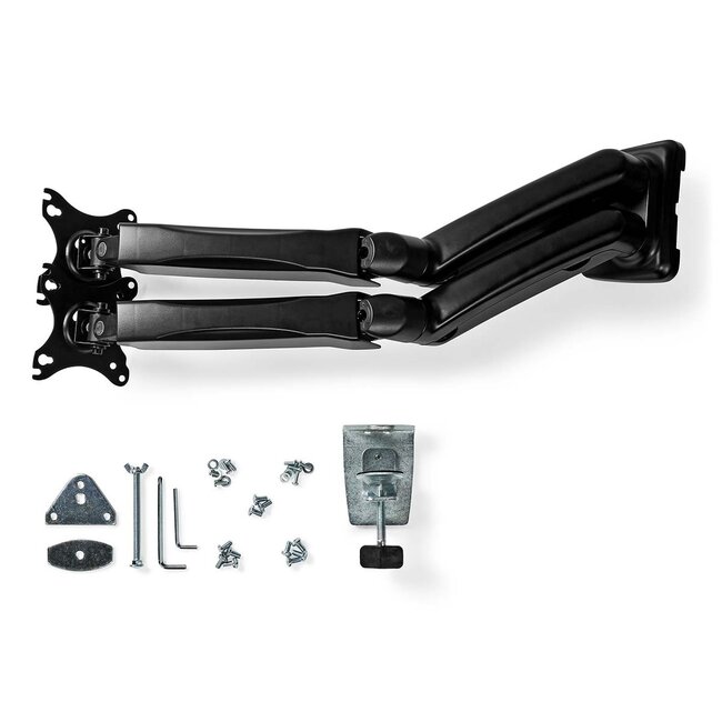 Nedis Schreibtischhalterung für 2 Monitore bis 32 Zoll | Interaktiv