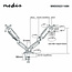 Nedis Schreibtischhalterung für 2 Monitore bis 32 Zoll | Interaktiv