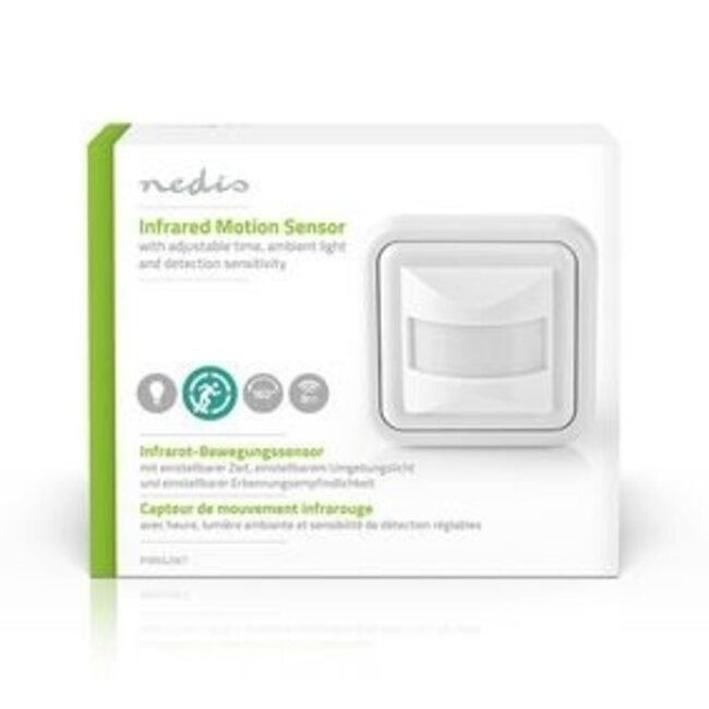 Bewegungsmelder Innen 2-Draht 160° PIR 5-200W 3-2000 Lux