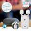 SmartLife Gardinenroboter | Stangenschiene | Horizontale Gardinen | Akku/USB | 4000 mAh | Bluetooth® | Weiß