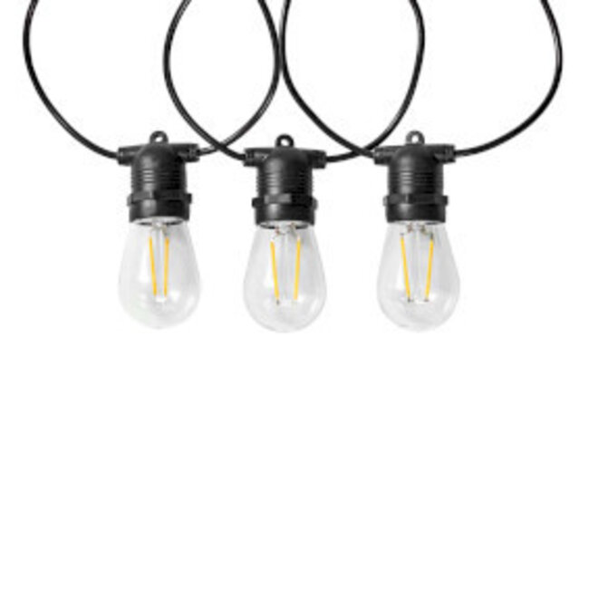 SmartLife Dekorative Lichterkette | Partybeleuchtung | WLAN | Warmweiß | 10 LEDs | 9,00 m | Android™ | Glühbirnendurchmesser: 45 mm
