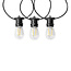 SmartLife Dekorative Lichterkette | Partybeleuchtung | WLAN | Warmweiß | 10 LEDs | 9,00 m | Android™ | Glühbirnendurchmesser: 45 mm