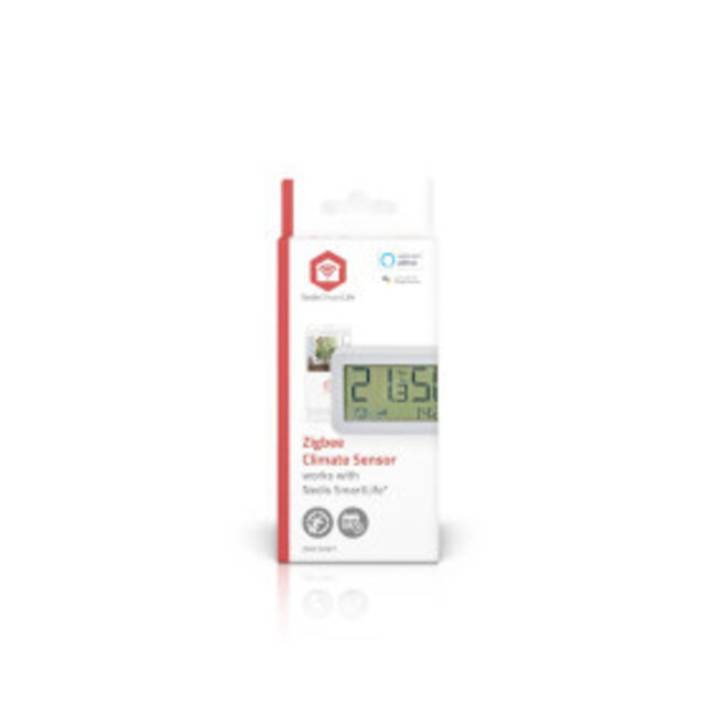 SmartLife Klimasensor | Zigbee 3.0 | Batteriebetrieben | Android™ / iOS | Weiß