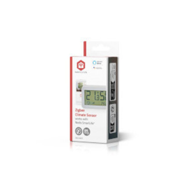 SmartLife Klimasensor | Zigbee 3.0 | Batteriebetrieben | Android™ / iOS | Weiß