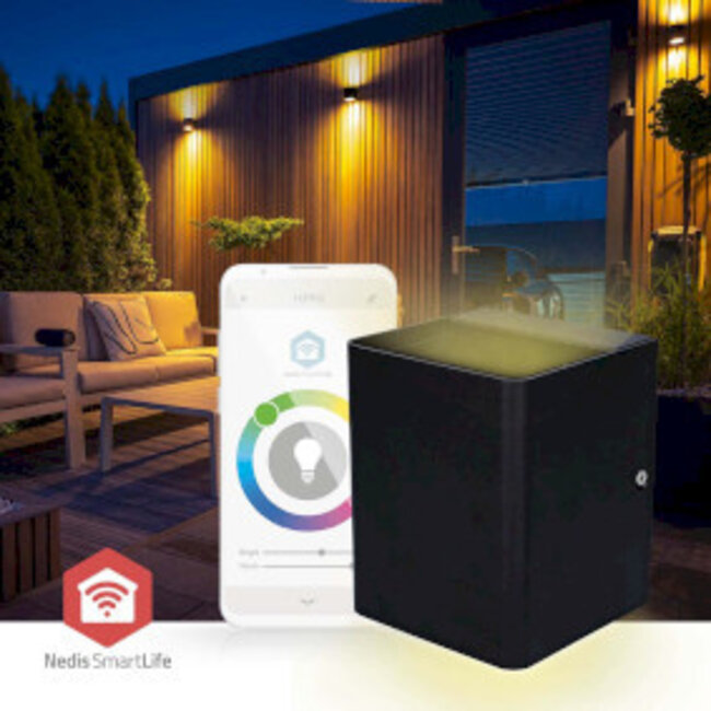 Smartlife Außenlampe | 2 x 270 lm | Zigbee 3.0 | 12 + 4 W | RGB / Warmweiß | 2700 K | Aluminium | Android™ / iOS