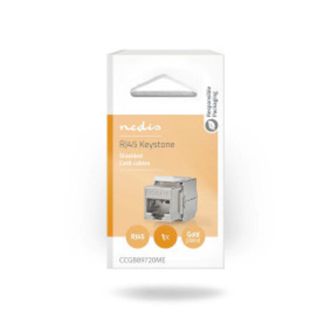 Keystone CAT6 RJ45 Buchse S/FTP Metall Box