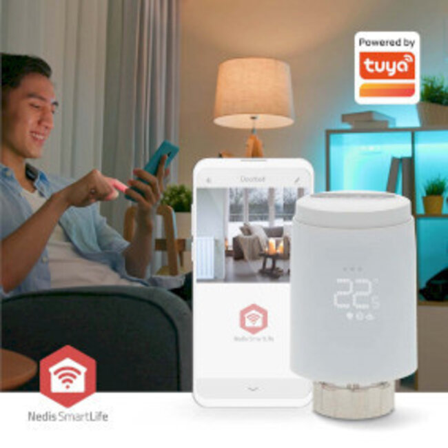 SmartLife Heizkörpersteuerung | Zigbee 3.0 | Batteriebetrieben | LED | Android™ / iOS