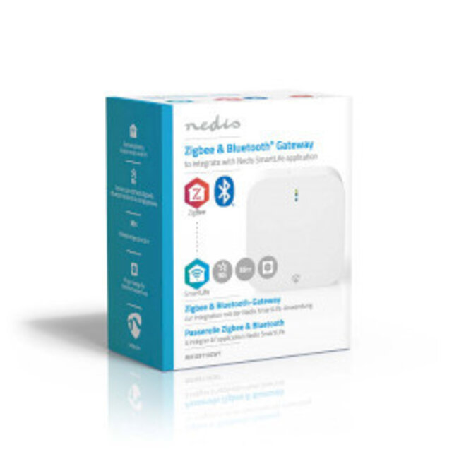 SmartLife Gateway | Bluetooth® / Zigbee 3.0 | 50 Geräte | Netzteil | Android™ / iOS | Weiß