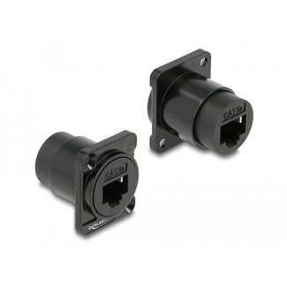 DeLOCK Delock D-Type Modul RJ45 Cat.6A Buchse zu Buchse