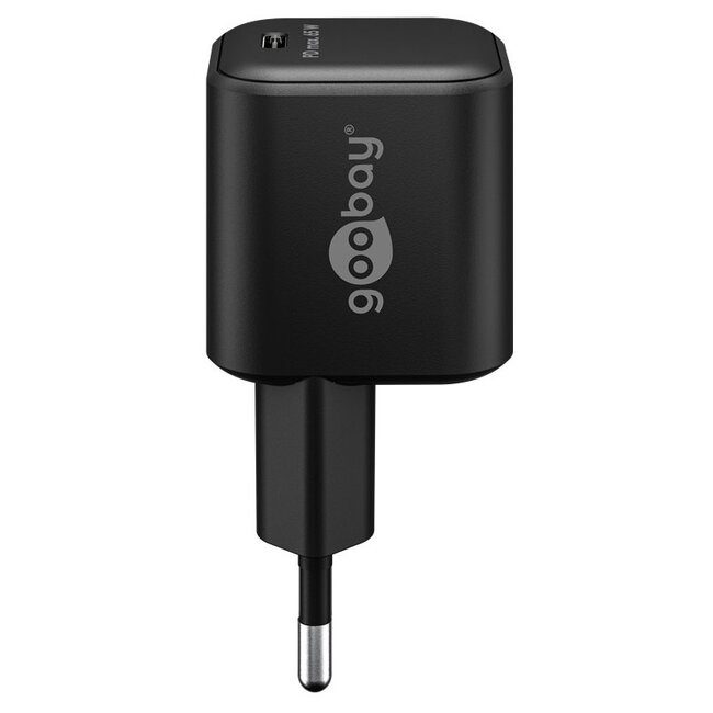Goobay Heimladegerät 65W GaN mit 1 USB-C PD Port, Schwarz