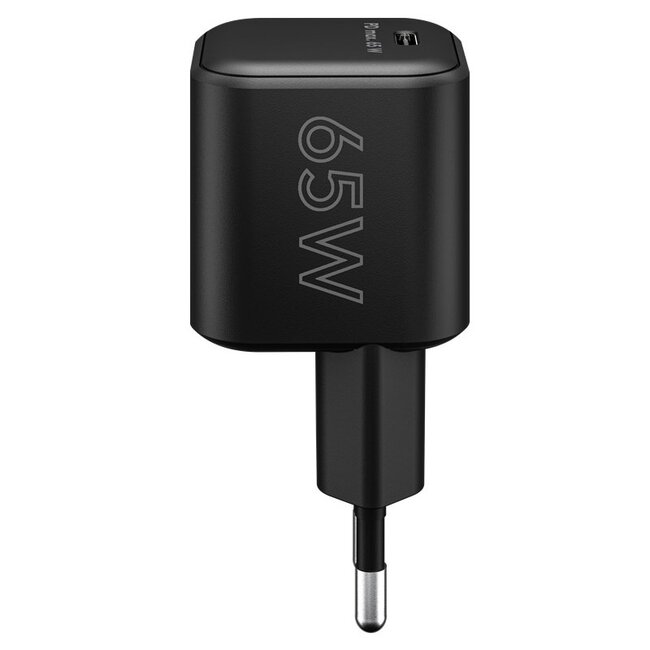 Goobay Heimladegerät 65W GaN mit 1 USB-C PD Port, Schwarz