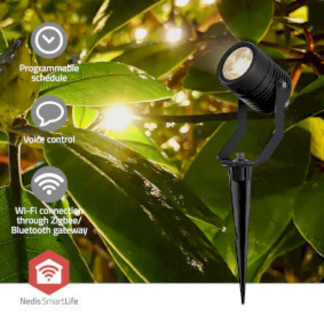 Smartlife Außenlampe | 3 x 90 lm | Zigbee 3.0 | 3 x 3 W | RGB | 2700 K | Aluminium | Android™ / iOS