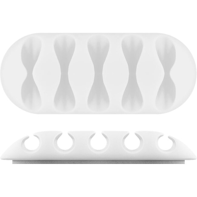 Goobay Kabelmanagement Set, Weiß