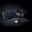 Gaming Combo Set | 5-in-1 | Tastatur, Headset, Maus & Mauspad | Schwarz | QWERTY | US International