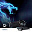 Gaming Combo Set | 5-in-1 | Tastatur, Headset, Maus & Mauspad | Schwarz | QWERTY | US International