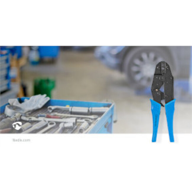 Crimpzange | BNC F Stecker | RG58 RG59 | Blau Schwarz