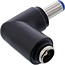 DC Winkeladapter | 5,5 x 2,1 mm | max. 5V/3A (15W) | Schwarz