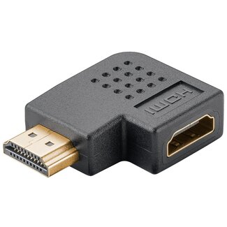 Goobay Rechter HDMI Winkeladapter | HDMI 2.1 (8K 60Hz + HDR)
