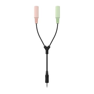 Sinox Sinox GO 3,5mm auf 2x 3,5mm Headset Adapter (CTIA/AHJ) | 0,15 m