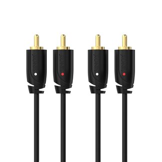 Sinox Sinox PRO Tulp Stereo-Kabel | 1 Meter