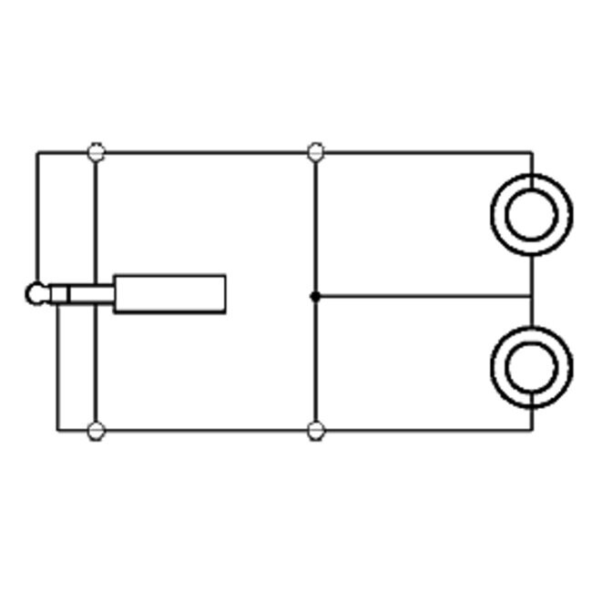 Sinox GO 3,5mm Klinke (m) auf Cinch (w) Adapter