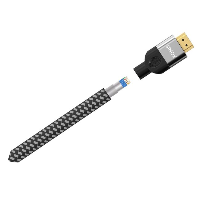 Sinox PRO X HDMI-Kabel | HDMI 2.1 (8K 60Hz + HDR) | 3 Meter