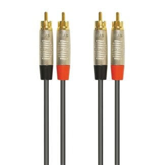 NJS/Rean NJS/Rean Professional Tulp Stereo Kabel | 3 Meter