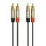 NJS/Rean Professional Tulp Stereo Kabel | 3 Meter