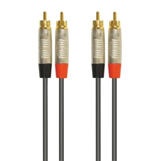 NJS NJS/Rean Professional Tulp Stereo Kabel | 6 Meter
