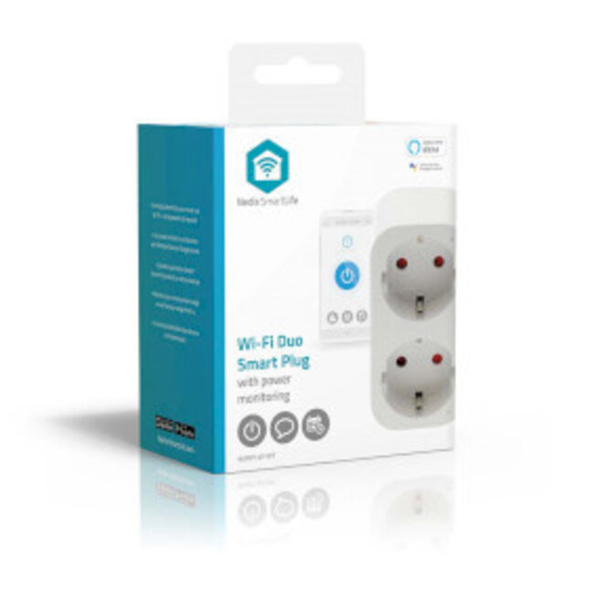 SmartLife WLAN-Steckdose | IP21 | Energiemessung | 3680 W | Typ F (CEE 7/7) | 0-55 °C | Android™ / iOS | Weiß | 1 Stück