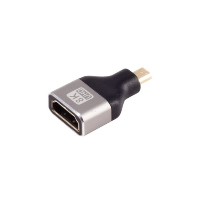 Premium Micro HDMI-zu-HDMI Adapter | HDMI 2.1 (8K 60Hz + HDR)
