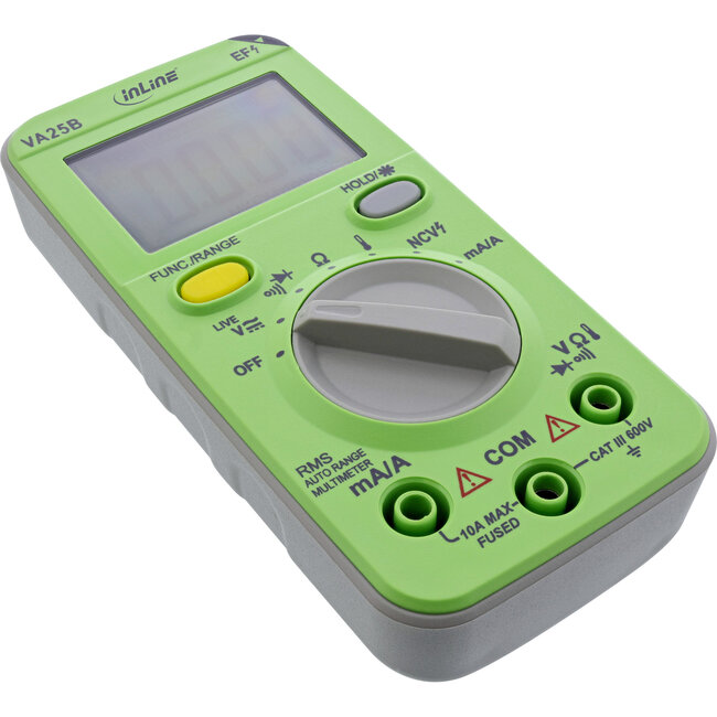 InLine® Multimeter mit automatischer Bereichswahl, Taschenformat